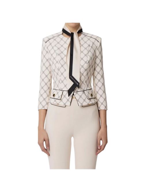 Stretch crepè jacket Elisabetta Franchi ELISABETTA FRANCHI | GIS5151E2.E84